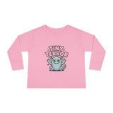 Toddler Tee — "Tiny Terror" Cute Monster Long-Sleeve Shirt thumbnail 5