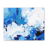 Abstract Blue Galaxy Canvas Print — Matte Stretched Wall Art thumbnail 2
