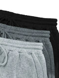 3 Piece Drawstring Joggers with Pockets thumbnail 4