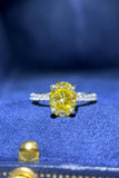 2 Carat Moissanite 925 Sterling Silver Ring thumbnail 3