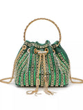Rhinestone Embellished Bucket Crossbody Bag thumbnail 7