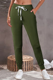 Drawstring Joggers with Pockets thumbnail 1