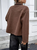 Zip-Up Dropped Shoulder Jacket thumbnail 6