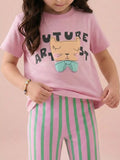 Children's Cat Graphic Round Neck T-Shirt thumbnail 1
