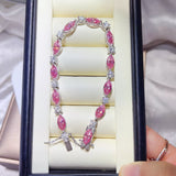 925 Sterling Silver Moissanite Bracelet thumbnail 1