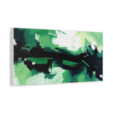 Abstract Green Brushstroke Canvas Print thumbnail 27