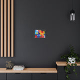 Abstract Color Splash Matte Canvas Print — Vibrant Stretched Wall Art thumbnail 31
