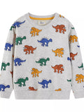 Children's Dinosaur Print Crew Neck Sweatshirt thumbnail 1