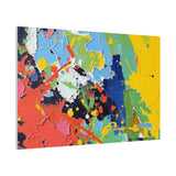 Abstract Color Splash Matte Canvas — Stretched Wall Art thumbnail 98