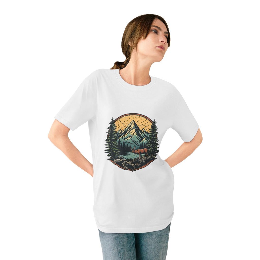Mountain Forest Bear T-Shirt — Vintage Nature Graphic Tee