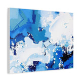 Abstract Blue Galaxy Canvas Print — Matte Stretched Wall Art thumbnail 44