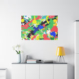 Abstract Color Splash Canvas Print — Vibrant Modern Wall Art thumbnail 87