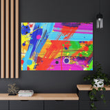 Abstract Color Splash Canvas Print — Vibrant Modern Wall Art thumbnail 100