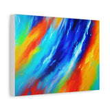 Abstract Rainbow Wave Matte Canvas Print — Vibrant Stretched Wall Art thumbnail 29