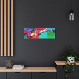 Abstract Neon Splash Matte Canvas Print — Vibrant Colorful Stretched Wall Art thumbnail 70