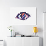 Cosmic Eye Canvas Print — Galaxy Eye Matte Stretched Wall Art thumbnail 99