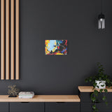Abstract Color Splash Matte Canvas Print — Modern Stretched Wall Art thumbnail 43