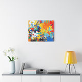 Abstract Splash Colorful Matte Canvas Wall Art – Vibrant Modern Stretched Print thumbnail 54