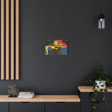 Abstract Color Splash Matte Canvas Print — Modern Stretched Wall Art thumbnail 43