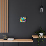 Abstract Color Splash Matte Canvas Print — Vibrant Stretched Wall Art thumbnail 4