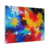 Abstract Color Splash Matte Canvas Print — Vibrant Stretched Wall Art thumbnail 65