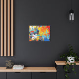 Abstract Splash Colorful Matte Canvas Wall Art – Vibrant Modern Stretched Print thumbnail 28