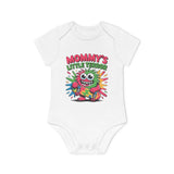 Baby Bodysuit – “Mommy’s Little Terror” Colorful Monster Organic Onesie thumbnail 2