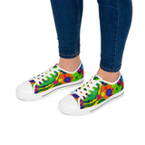 Colorful Retro Bubble Women's Low Top Sneakers thumbnail 8