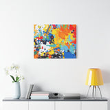 Abstract Splash Colorful Matte Canvas Wall Art – Vibrant Modern Stretched Print thumbnail 63