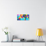Abstract Rainbow Splash Matte Canvas Print thumbnail 42