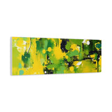 Abstract Green & Yellow Matte Canvas Print – Vibrant Modern Wall Art thumbnail 68