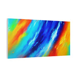 Abstract Rainbow Wave Matte Canvas Print — Vibrant Stretched Wall Art thumbnail 74