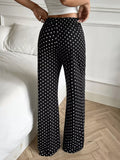 Polka Dot Wide-Leg Pants thumbnail 5