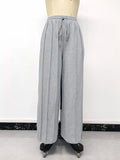 Drawstring Wide-Leg Sweatpants thumbnail 6