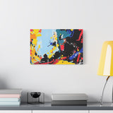 Abstract Color Splash Matte Canvas Print — Modern Stretched Wall Art thumbnail 42