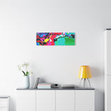 Abstract Neon Splash Matte Canvas Print — Vibrant Colorful Stretched Wall Art thumbnail 69