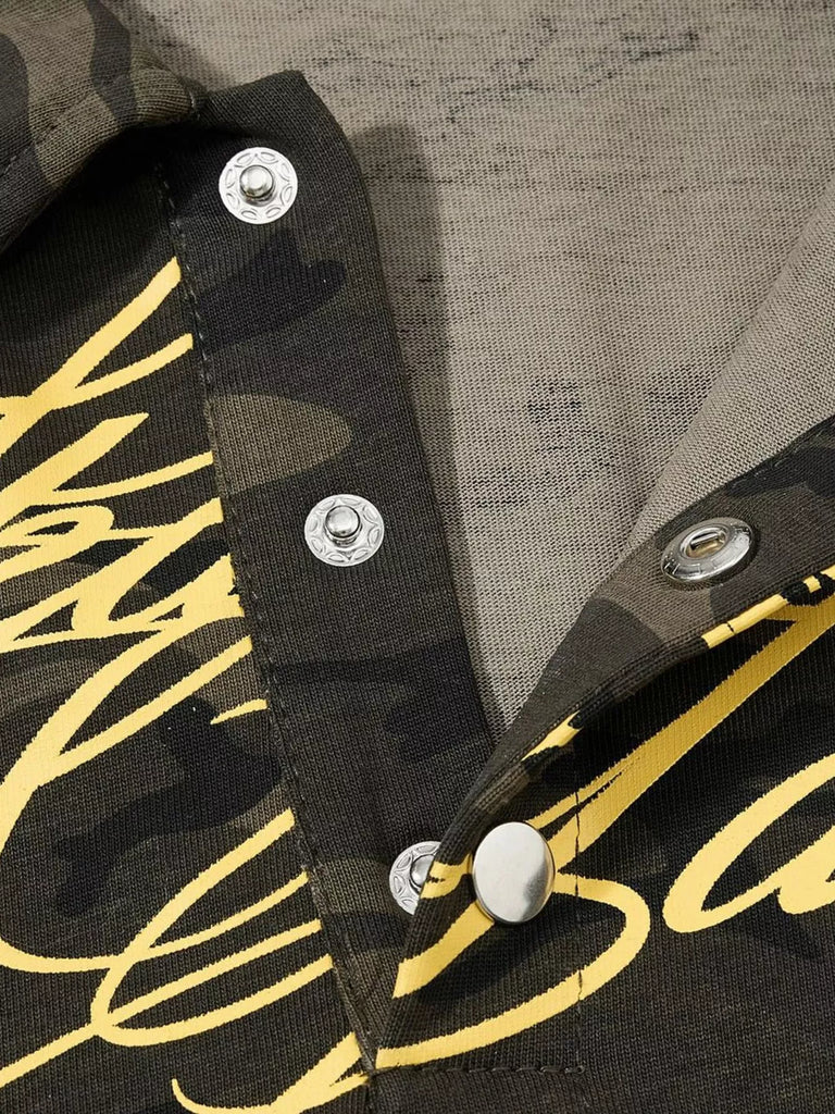 Men's Camouflage Short Sleeve Polo