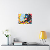 Abstract Color Splash Matte Canvas Print — Modern Stretched Wall Art thumbnail 48