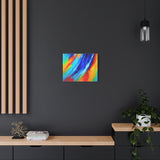 Abstract Rainbow Wave Matte Canvas Print — Vibrant Stretched Wall Art thumbnail 46