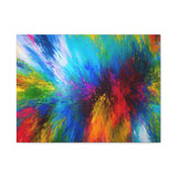 Abstract Color Explosion Matte Canvas Print thumbnail 9