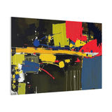 Abstract Color Splash Matte Canvas Print — Modern Stretched Wall Art thumbnail 98