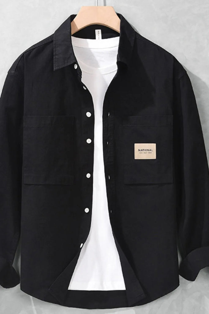 Men's Long Sleeve Button-Up Shirt