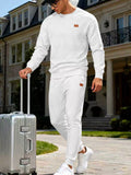 Men's Full Size Casual Textured Top and Pants Set Plus Size thumbnail 4