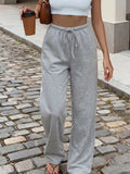 Drawstring Wide-Leg Sweatpants thumbnail 2