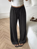 Polka Dot Wide-Leg Pants thumbnail 3