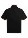 Men's Graphic Leopard Collar Short Sleeve Polo thumbnail 2