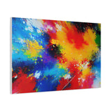 Abstract Color Splash Matte Canvas Print — Vibrant Stretched Wall Art thumbnail 71