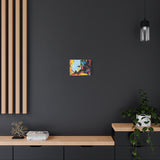 Abstract Color Splash Matte Canvas Print — Modern Stretched Wall Art thumbnail 34