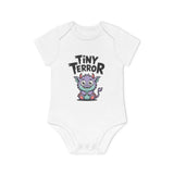 Baby Bodysuit — "Tiny Terror" Cute Monster Organic Onesie thumbnail 2