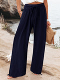 Full Size Drawstring Wide Leg Pants Plus Size thumbnail 14